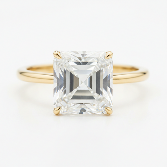 THE VECTOR_01 Ring – Asscher Lab Diamond