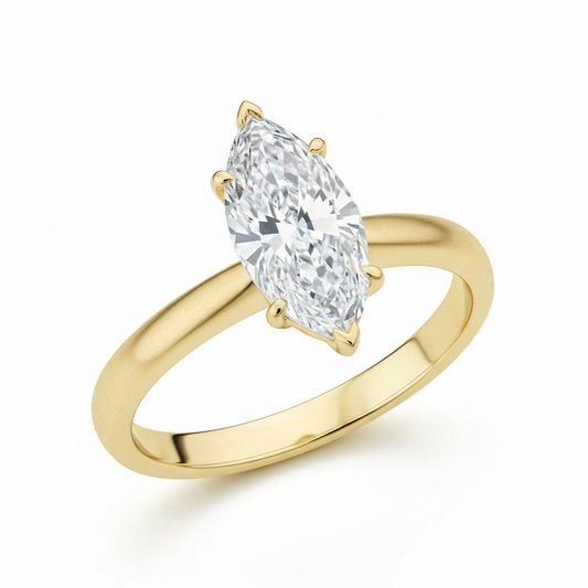 THE VECTOR_01 Ring – Marquise Lab Diamond