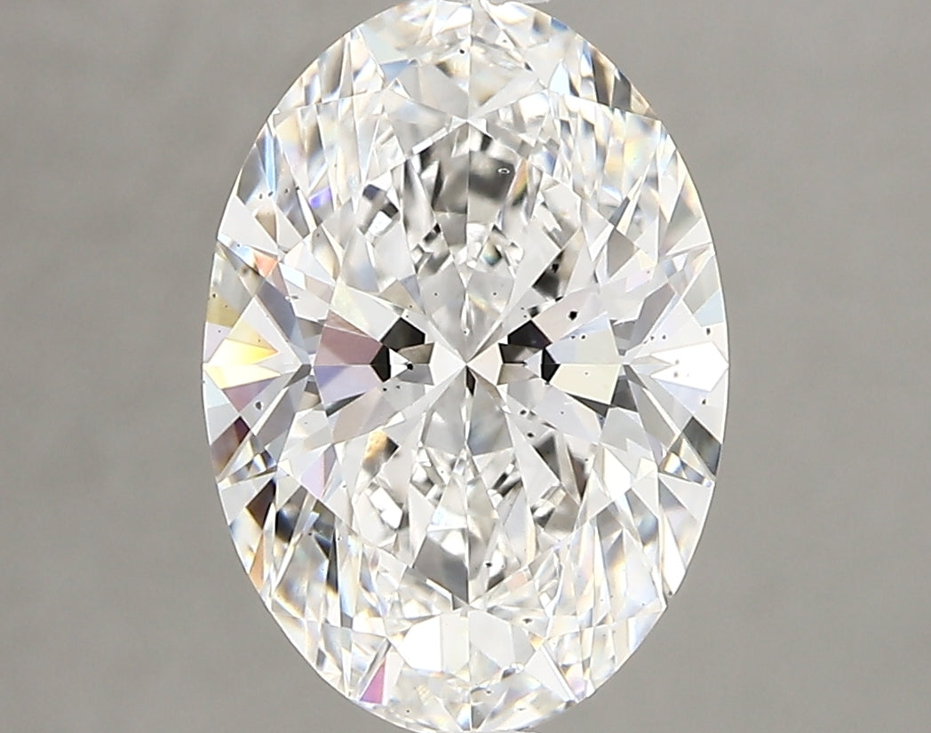 OVAL lab grown diamond 3.35ct F/si1
