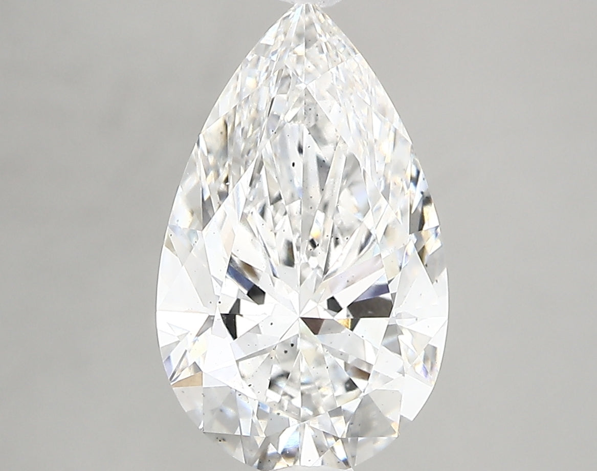 PEAR lab grown diamond 2.75ct E/si1