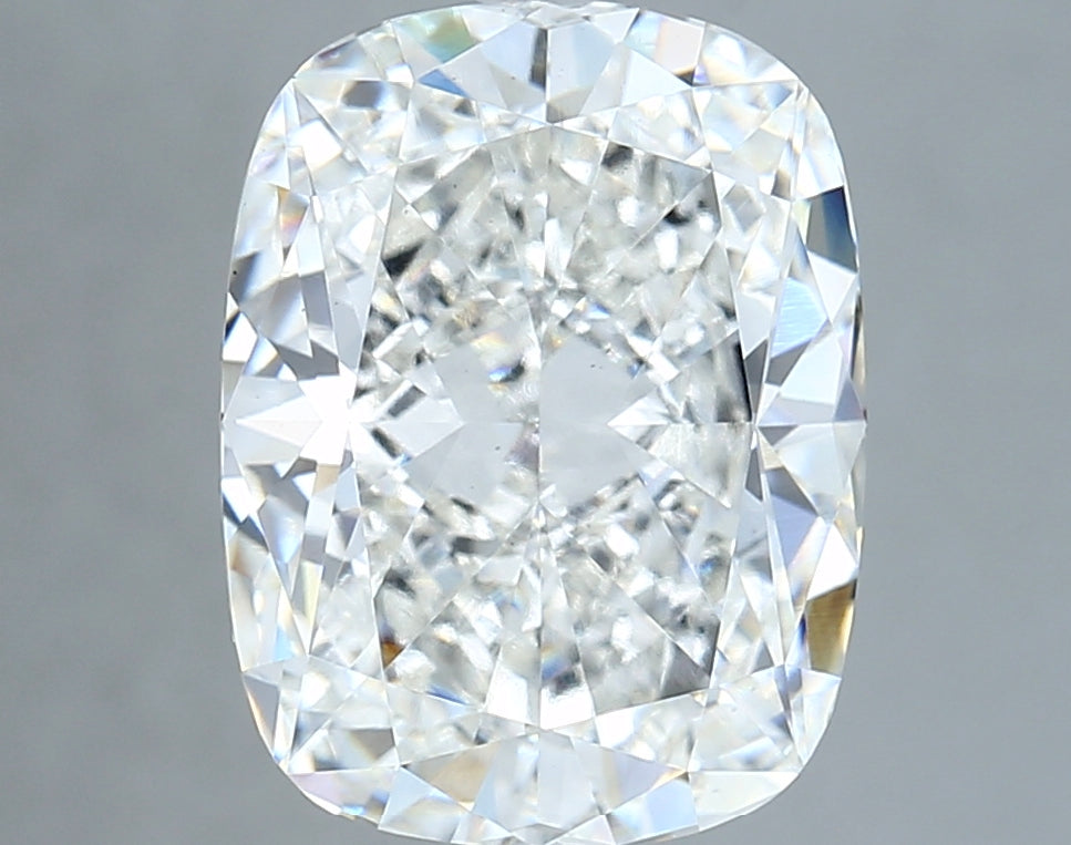 CUSHION lab grown diamond 6.02ct F/vs2