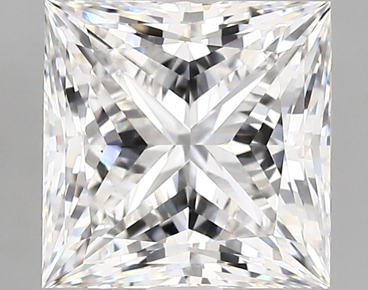 PRINCESS lab grown diamond 3.28ct E/vs1