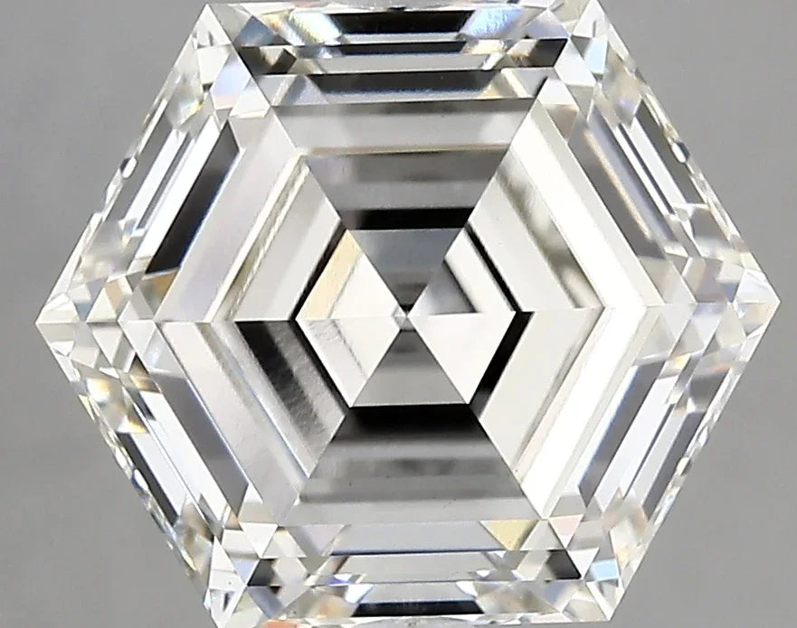Lab Grown Diamond – HEXAGON – 5.12 ct – G/vvs2 – IGI - The Lab Jewelry