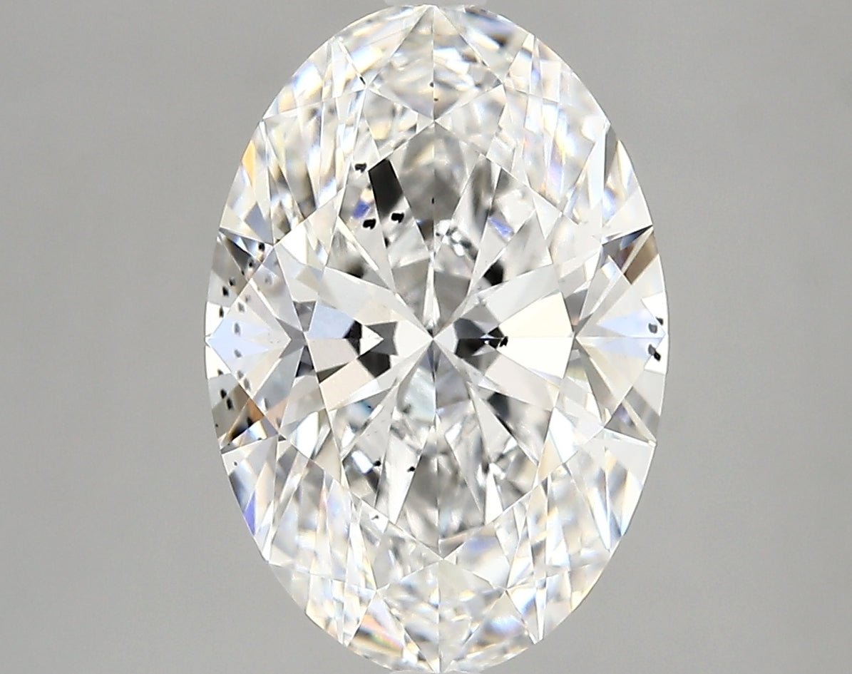 OVAL lab grown diamond 4.38ct E/si1