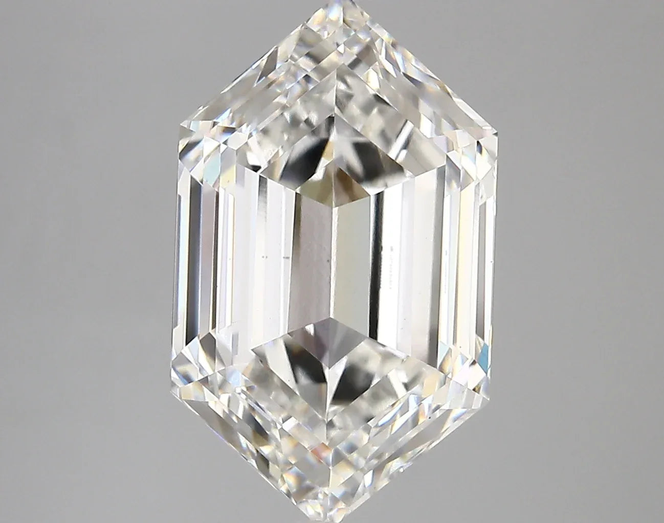 Lab Grown Diamond – LONG HEXAGON – 6.06 ct – E/vvs2 – IGI - The Lab Jewelry