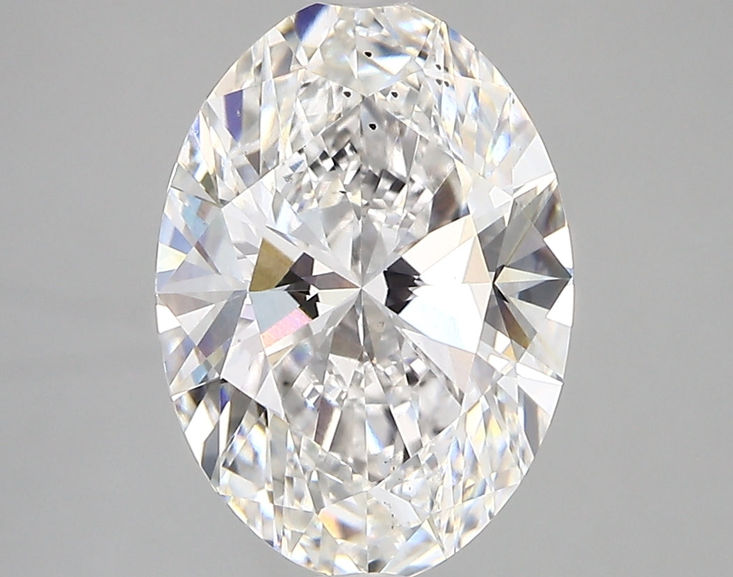 OVAL lab grown diamond 3.50ct F/si1