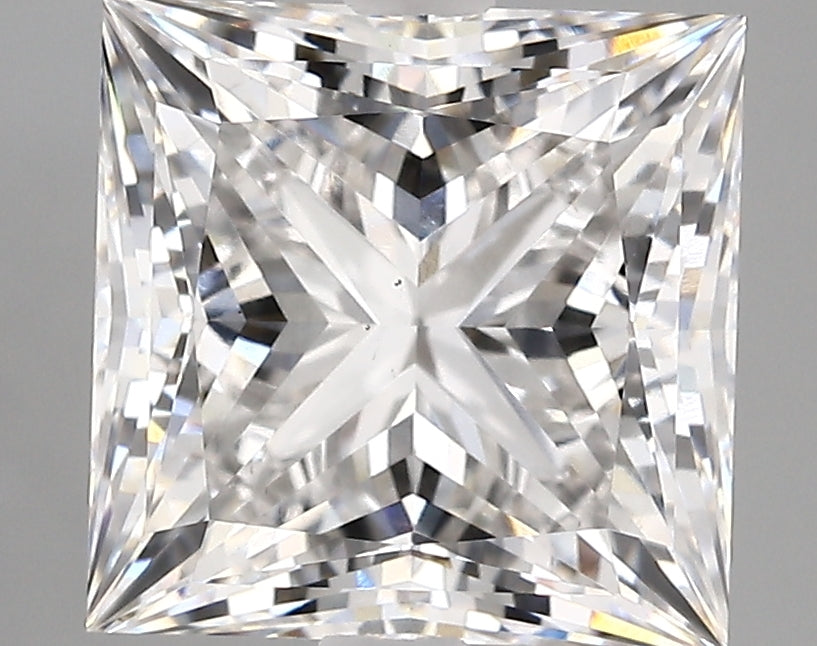 PRINCESS lab grown diamond 4.75ct F/vs1