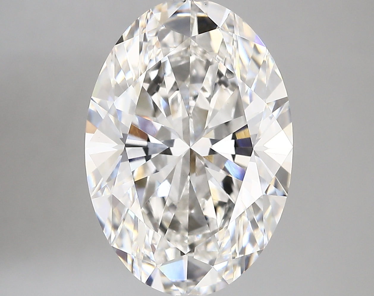 OVAL lab grown diamond 5.63ct G/vvs2