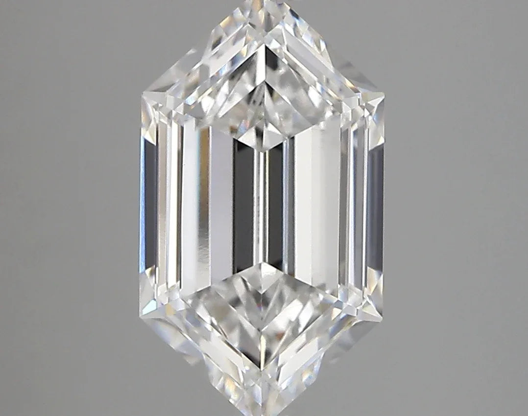 Lab Grown Diamond – LONG HEXAGON – 2.72 ct – E/vvs1 – IGI - The Lab Jewelry