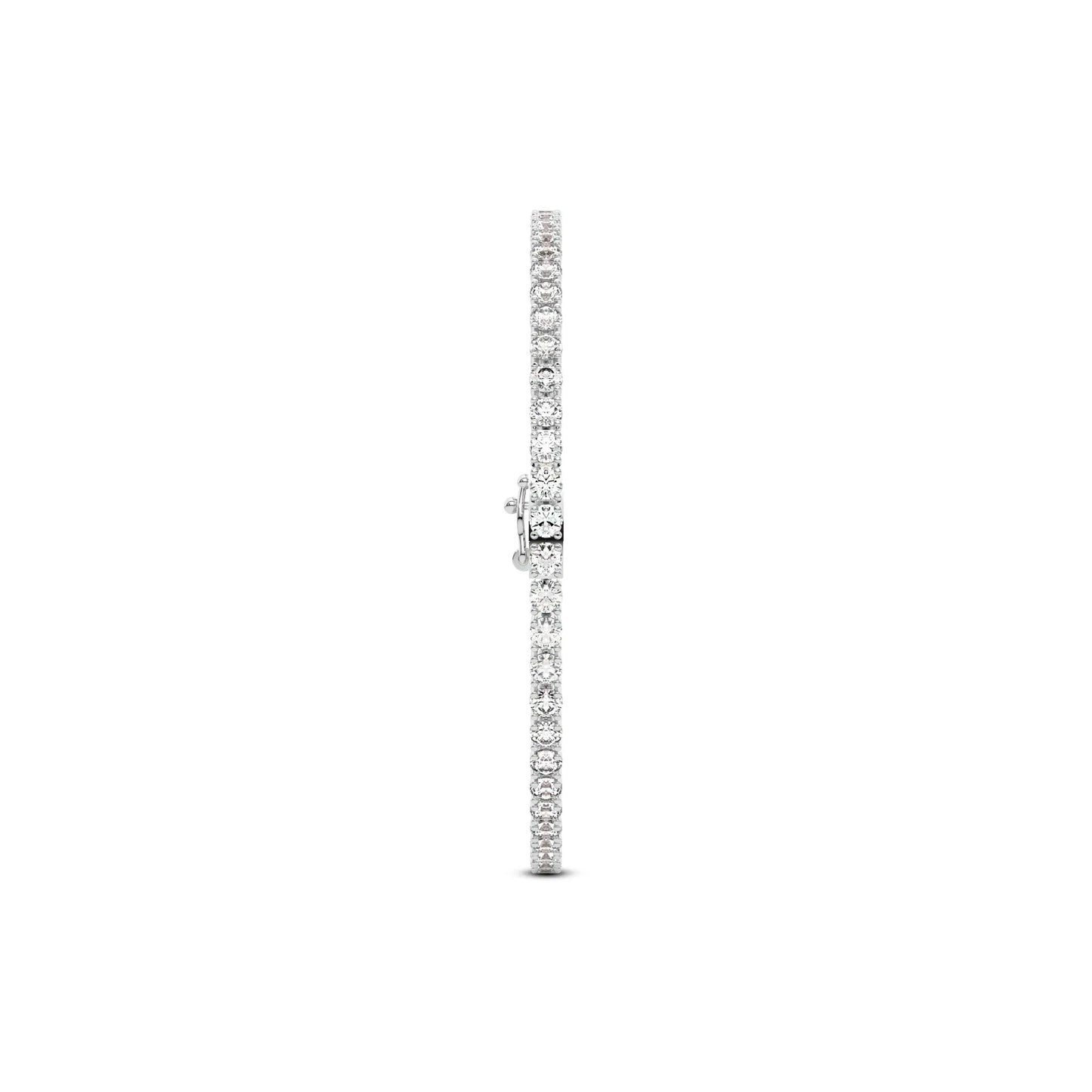 4.00 CT Lab-Grown Diamond Tennis Bracelet – 14K Gold - 14K White Gold & 14K Yellow Gold - The Lab Jewelry