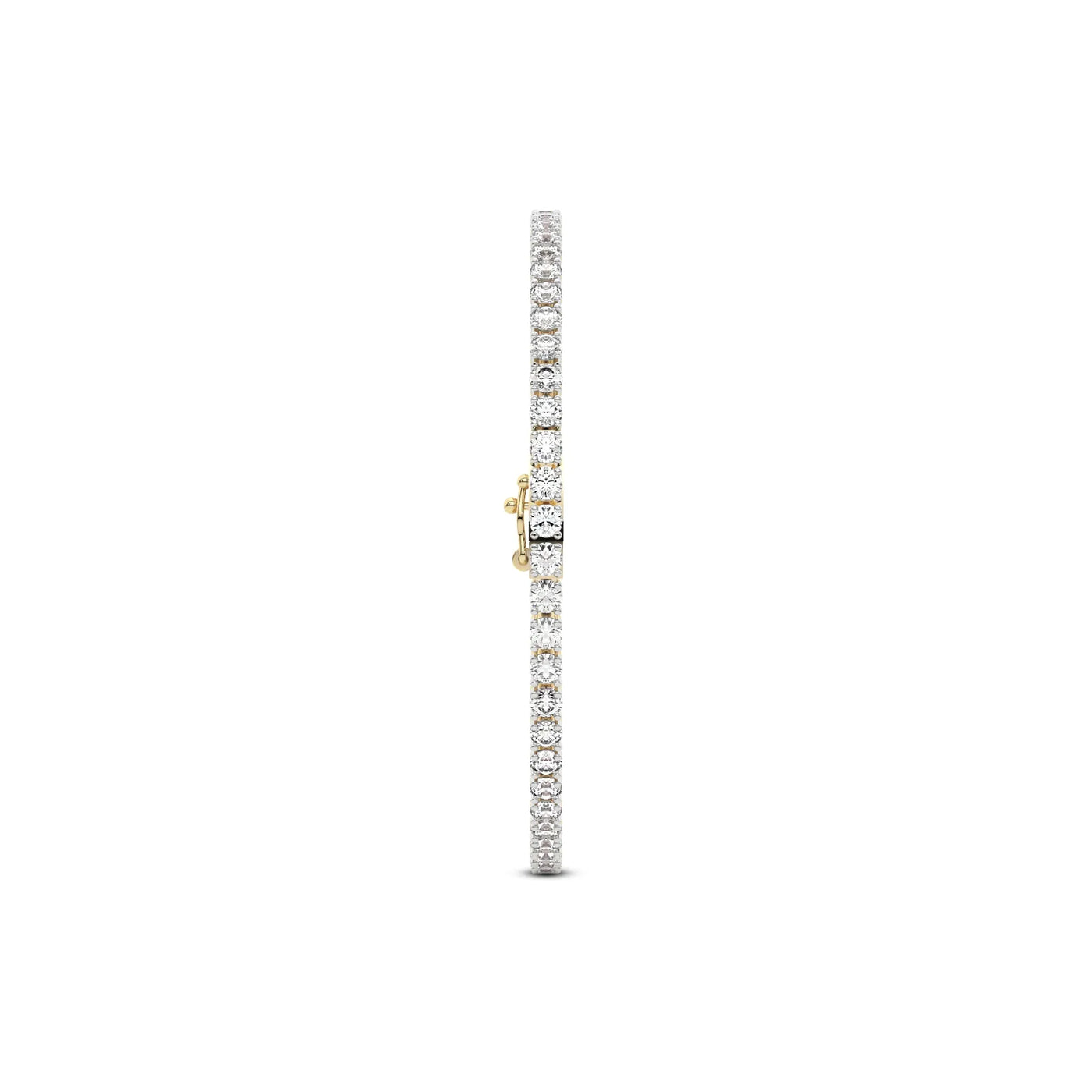 4.00 CT Lab-Grown Diamond Tennis Bracelet – 14K Gold - 14K White Gold & 14K Yellow Gold - The Lab Jewelry