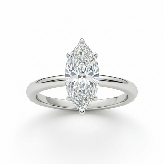 THE VECTOR_01 Ring – Marquise Lab Diamond