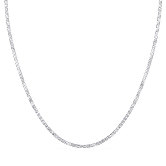 Lab-Grown Diamond Tennis Necklace – 14K Gold