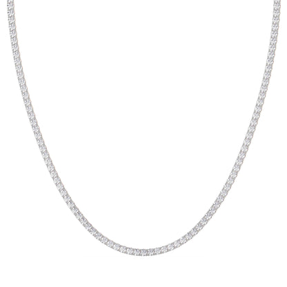 Lab-Grown Diamond Tennis Necklace – 14K Gold