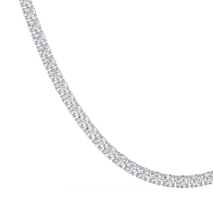 Lab-Grown Diamond Tennis Necklace – 14K Gold