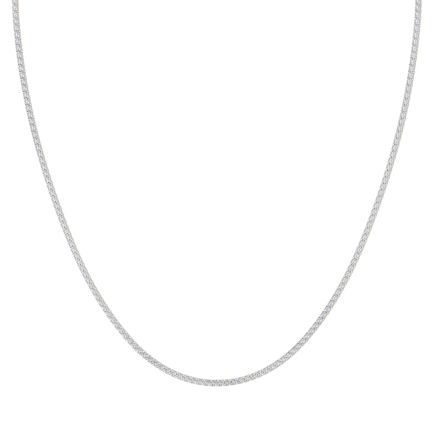 Lab-Grown Diamond Tennis Necklace – 14K Gold