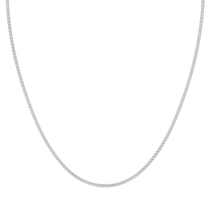 Lab-Grown Diamond Tennis Necklace – 14K Gold