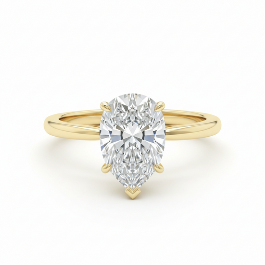 THE VECTOR_01 Ring – Pear Lab Diamond