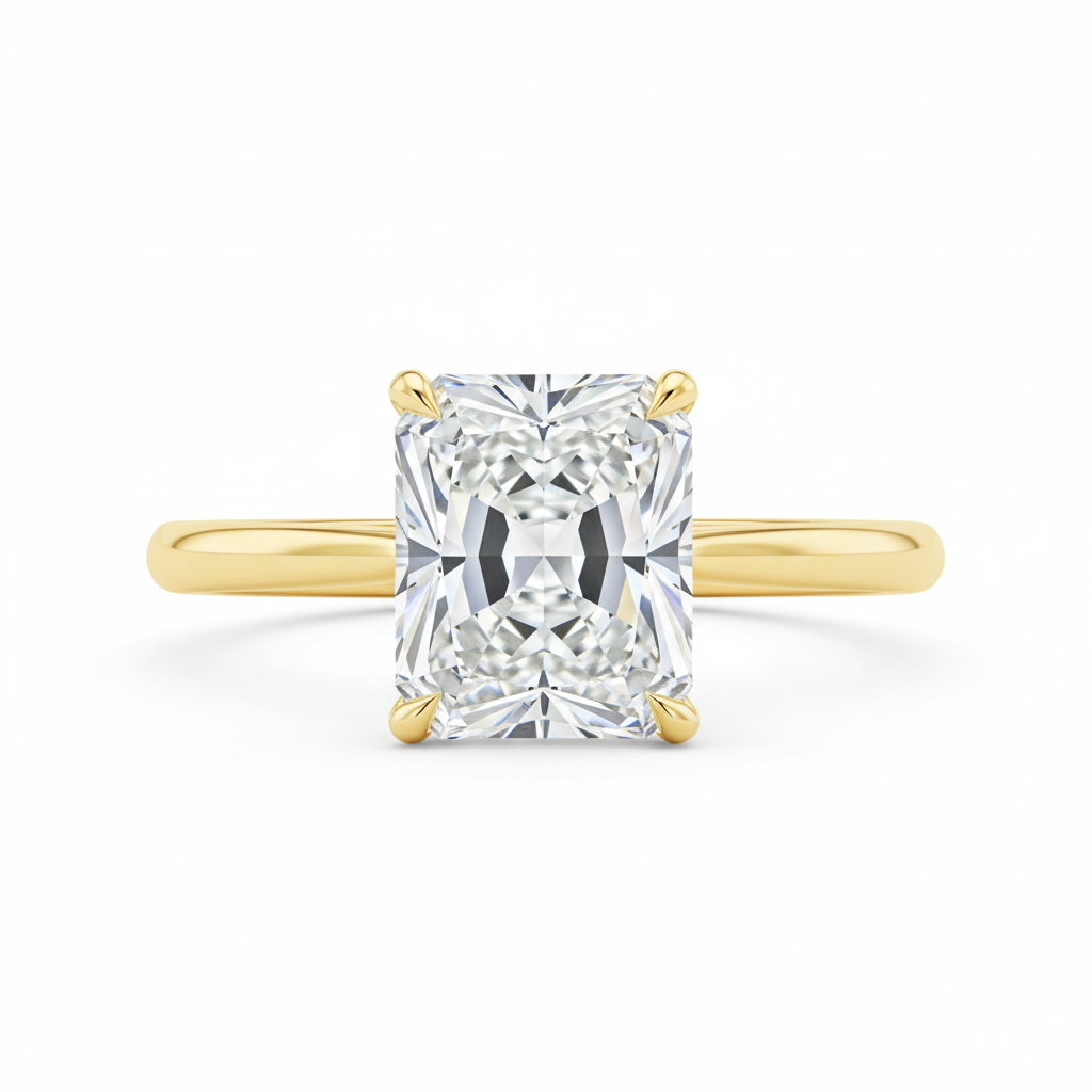 THE VECTOR_01 Ring – Radiant Lab Diamond