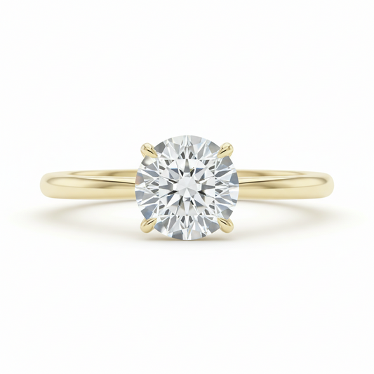 THE VECTOR_01 Ring – Round Lab Diamond