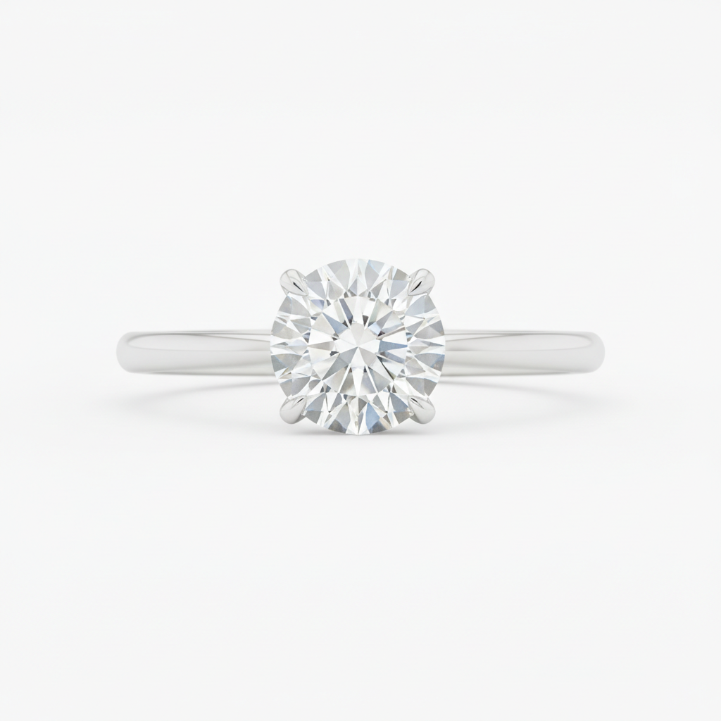 THE VECTOR_01 Ring – Round Lab Diamond