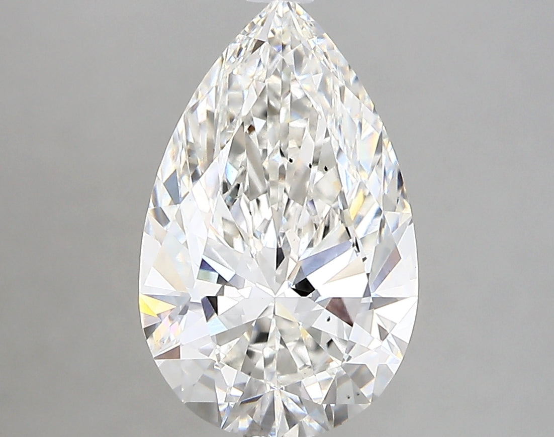 PEAR lab grown diamond 2.76ct F/vs2