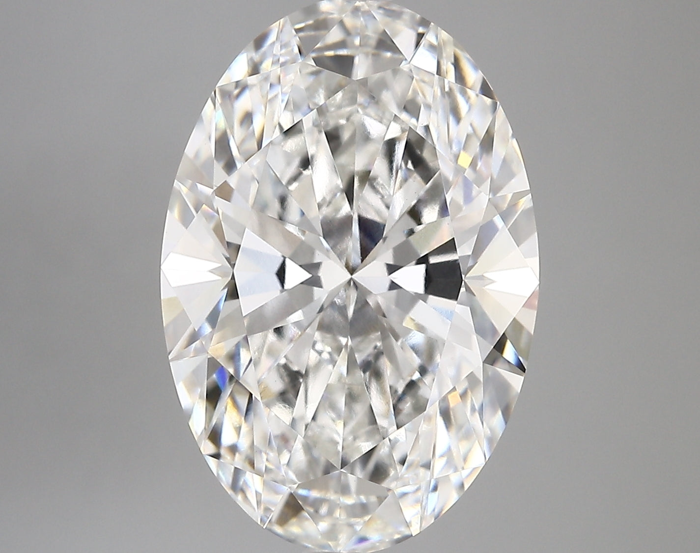 OVAL lab grown diamond 7.42ct F/vvs2