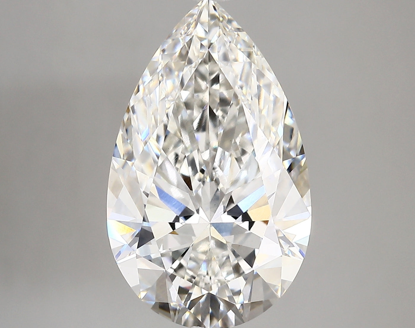 PEAR lab grown diamond 5.76ct F/vs1