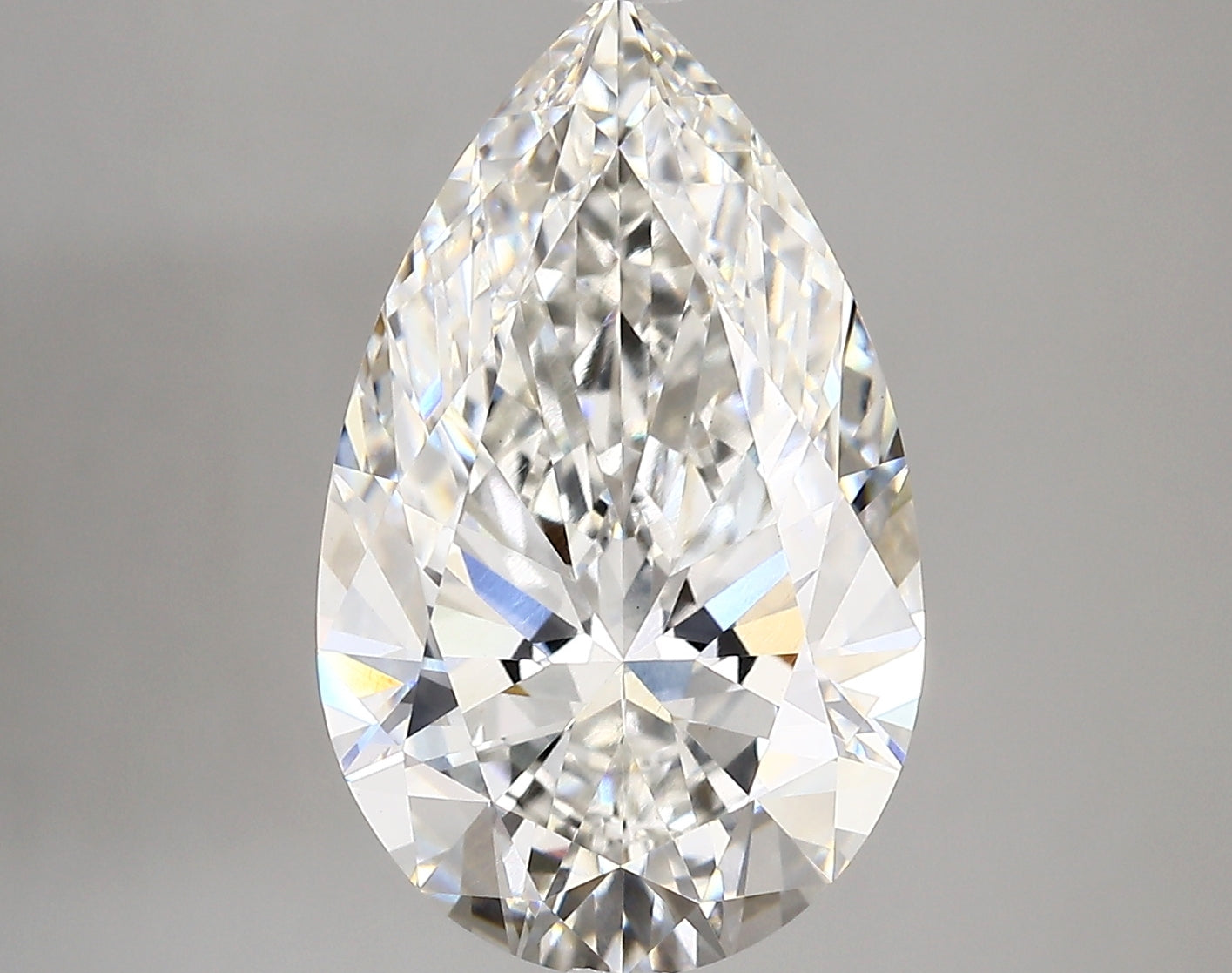 PEAR lab grown diamond 5.76ct F/vs1