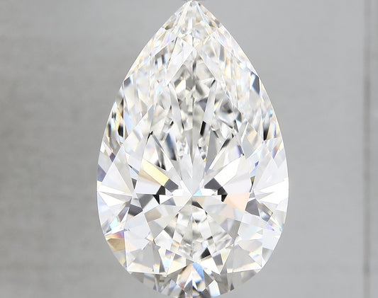 PEAR lab grown diamond 13.12ct F/vs1