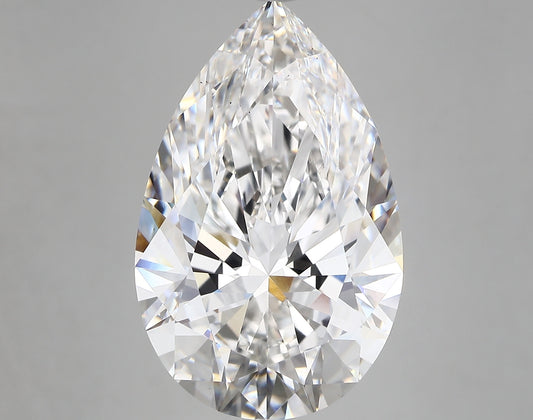 PEAR lab grown diamond 12.03ct F/vs2