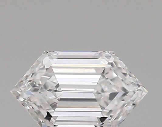 LONG HEXAGON lab grown diamond 1.09ct F/vvs2