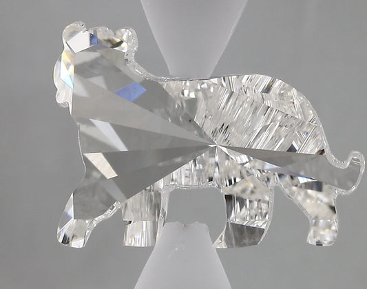 TIGER lab grown diamond 5.26ct F/vs1