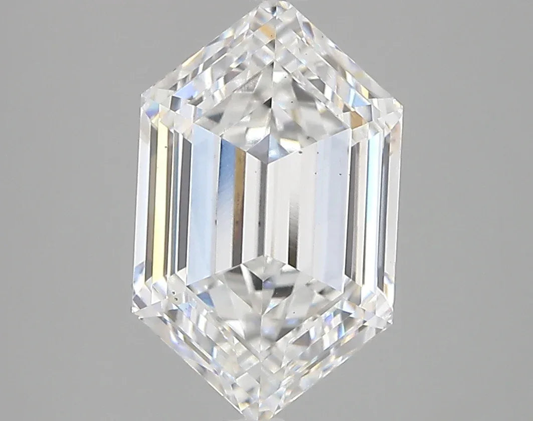 Lab Grown Diamond – LONG HEXAGON – 3.12 ct – D/vs1 – IGI - The Lab Jewelry