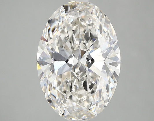 OVAL lab grown diamond 3.37ct G/si1