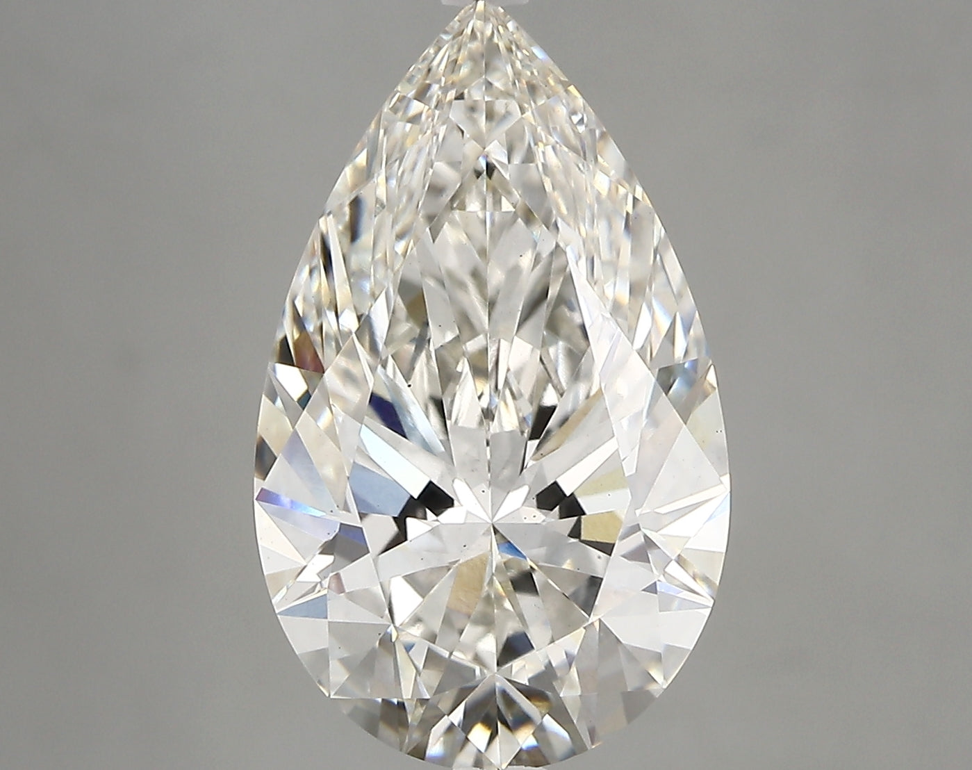 PEAR lab grown diamond 5.24ct H/vs1