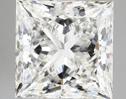 PRINCESS lab grown diamond 5.24ct F/vs1