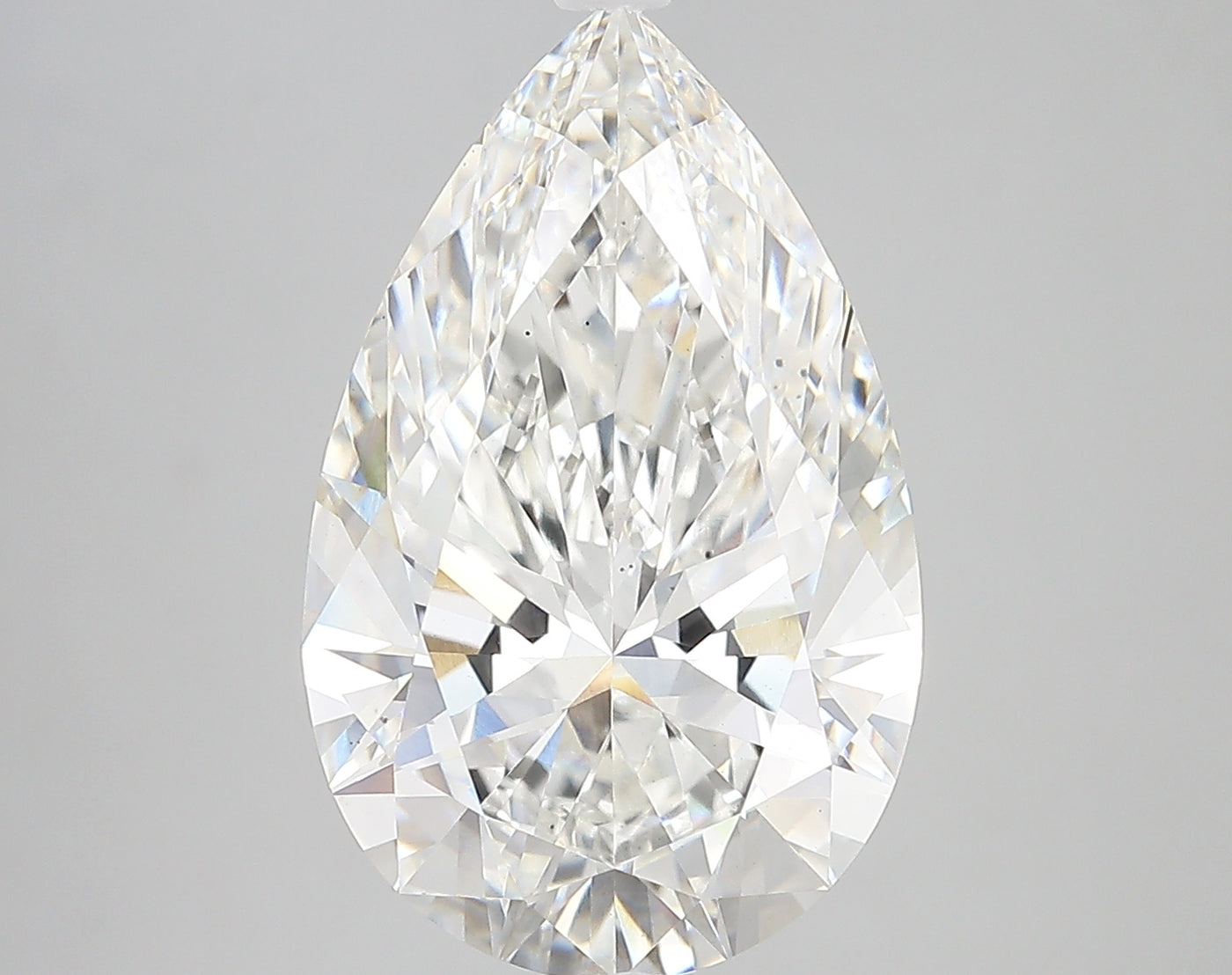 PEAR lab grown diamond 6.40ct G/vs1