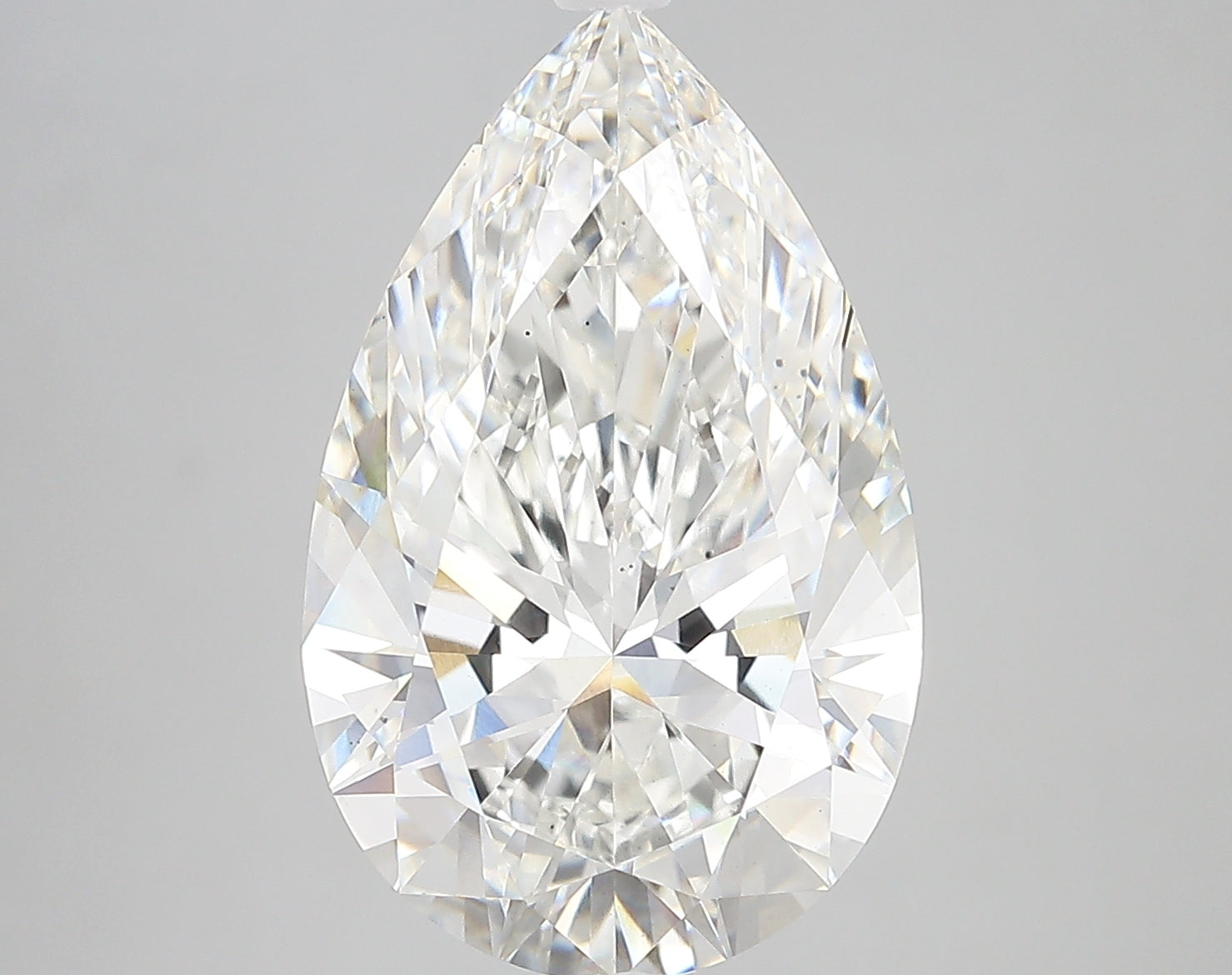 PEAR lab grown diamond 6.40ct G/vs1