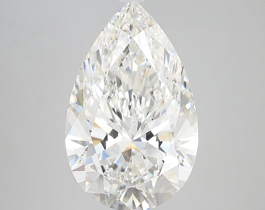 PEAR lab grown diamond 6.40ct G/vs1