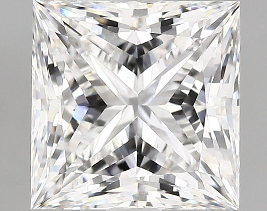 PRINCESS lab grown diamond 3.28ct E/vs1