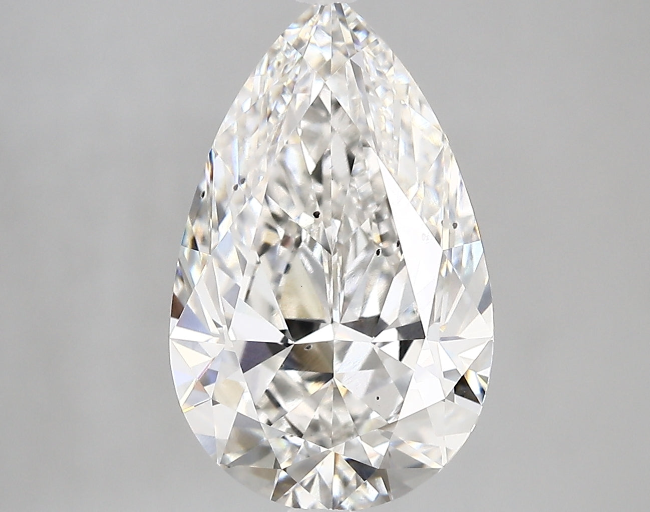 PEAR lab grown diamond 4.74ct F/si1