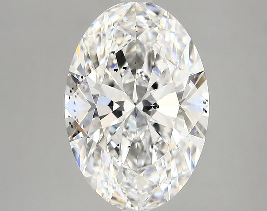OVAL lab grown diamond 4.38ct E/si1