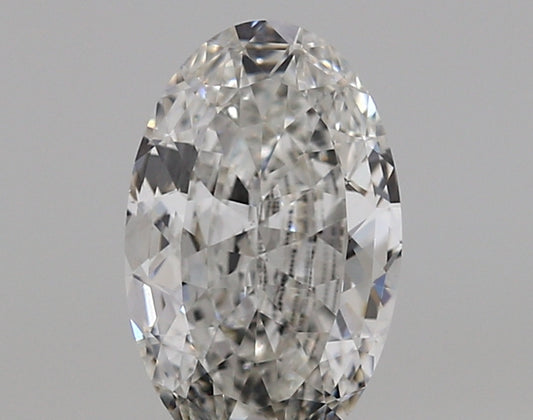 OVAL STEP CUT lab grown diamond 1.26ct E/vvs2