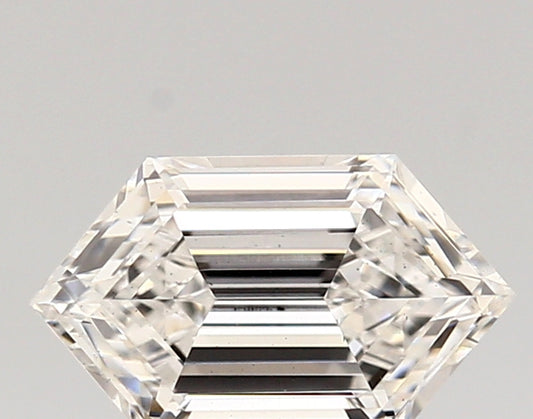 LONG HEXAGON lab grown diamond 1.16ct E/vs2