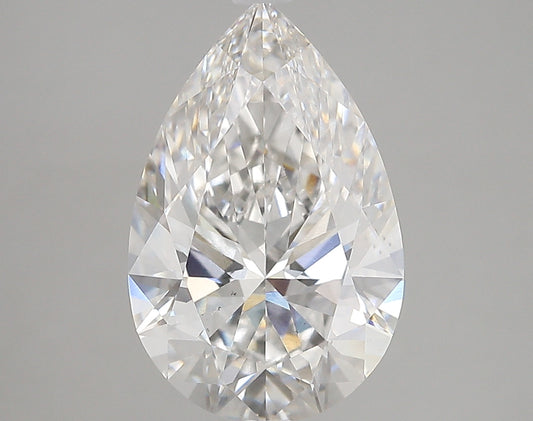 PEAR lab grown diamond 4.54ct G/vs2