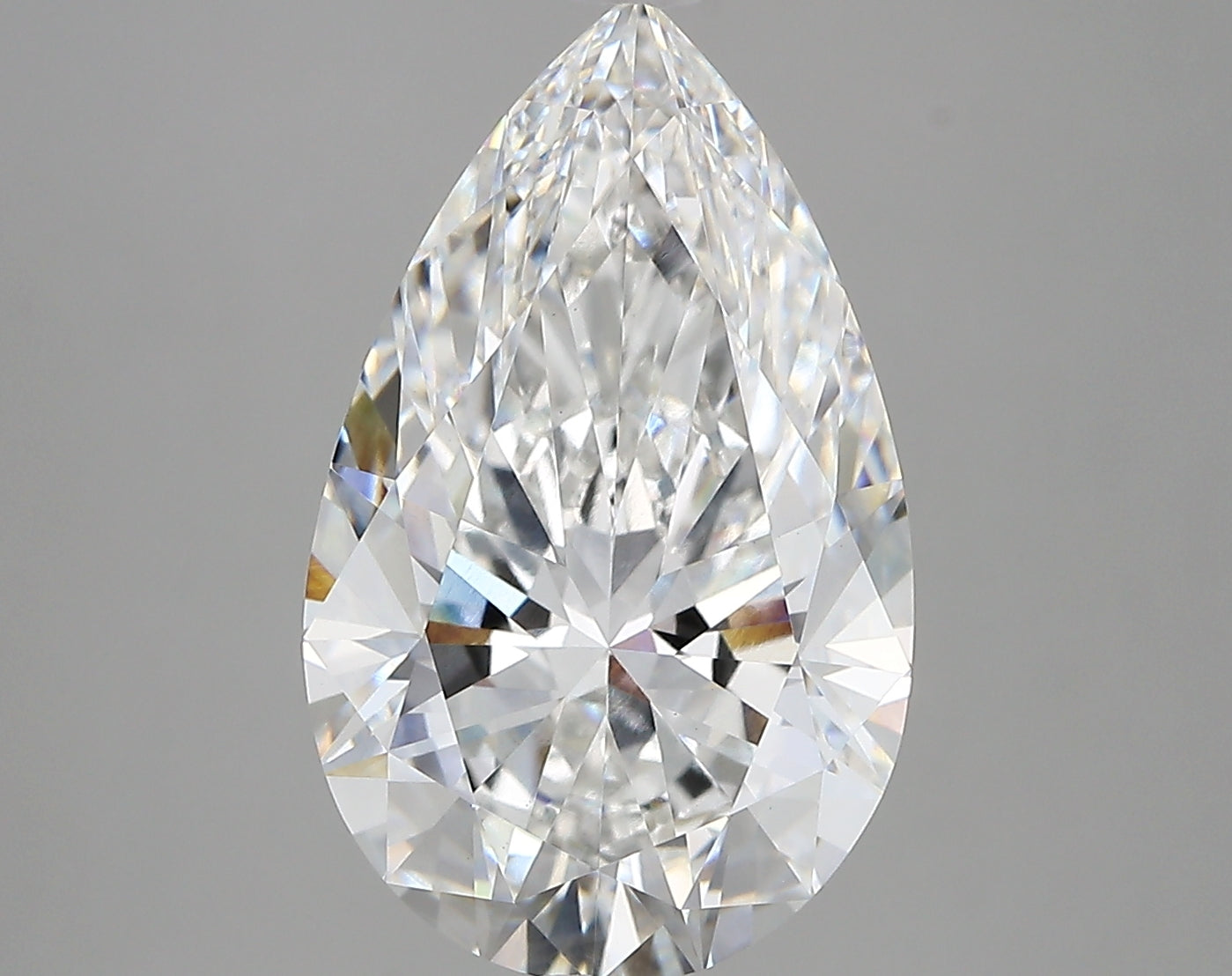 PEAR lab grown diamond 5.56ct E/vs1