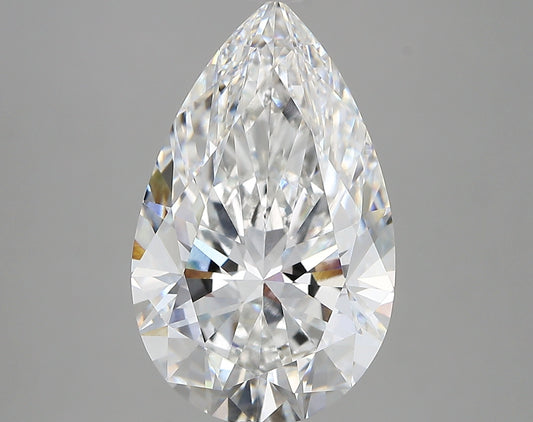 PEAR lab grown diamond 5.56ct E/vs1