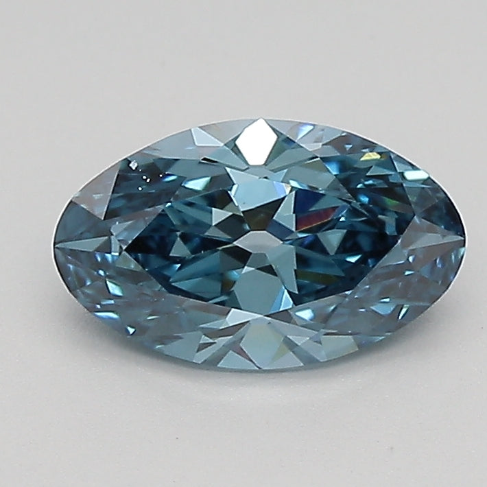 MOVAL lab grown diamond 0.94ct FANCY VIVID  BLUE/vvs2