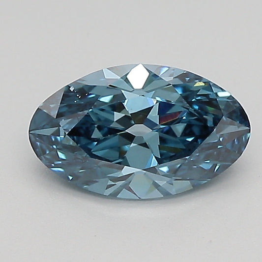 MOVAL lab grown diamond 0.94ct FANCY VIVID  BLUE/vvs2